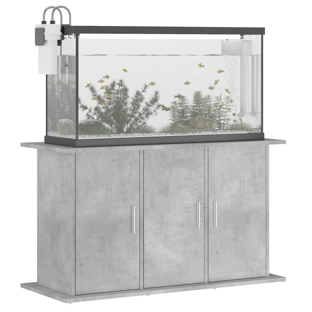 vidaXL Suport acvariu, gri beton, 101x41x58 cm, lemn prelucrat vidaXL Suport acvariu, gri beton, 101x41x58 cm, lemn prelucrat