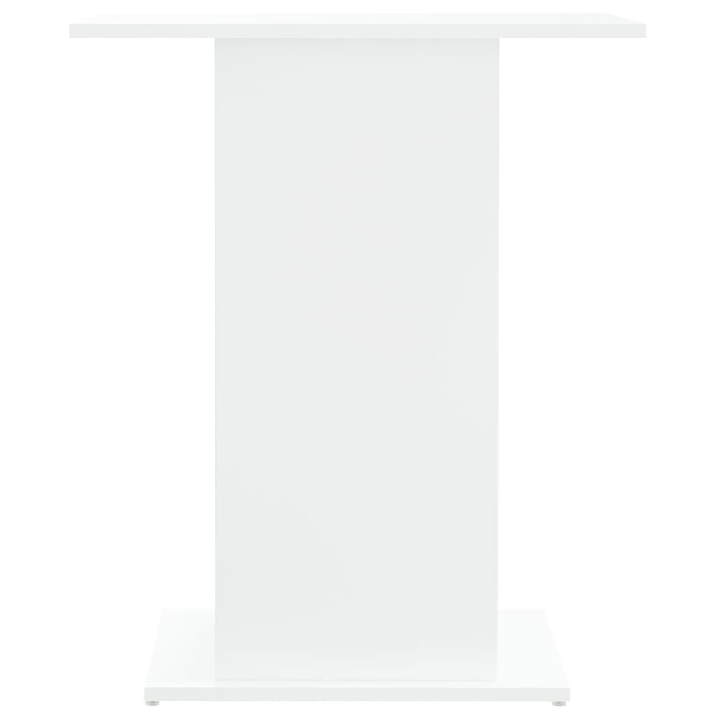 vidaXL Suport pentru acvariu, alb, 60,5x36x72,5 cm, lemn prelucrat