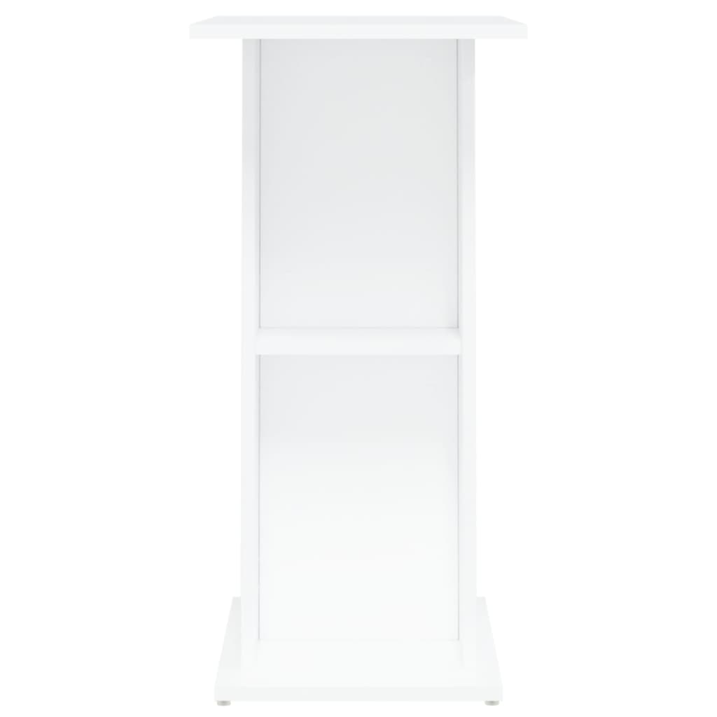 vidaXL Suport pentru acvariu, alb, 60,5x36x72,5 cm, lemn prelucrat