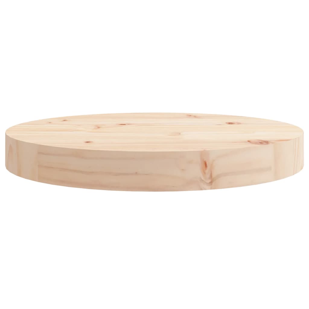 vidaXL Blat de masă rotund, Ø30x3 cm, lemn masiv de pin vidaXL Blat de masă rotund, Ø30x3 cm, lemn masiv de pin