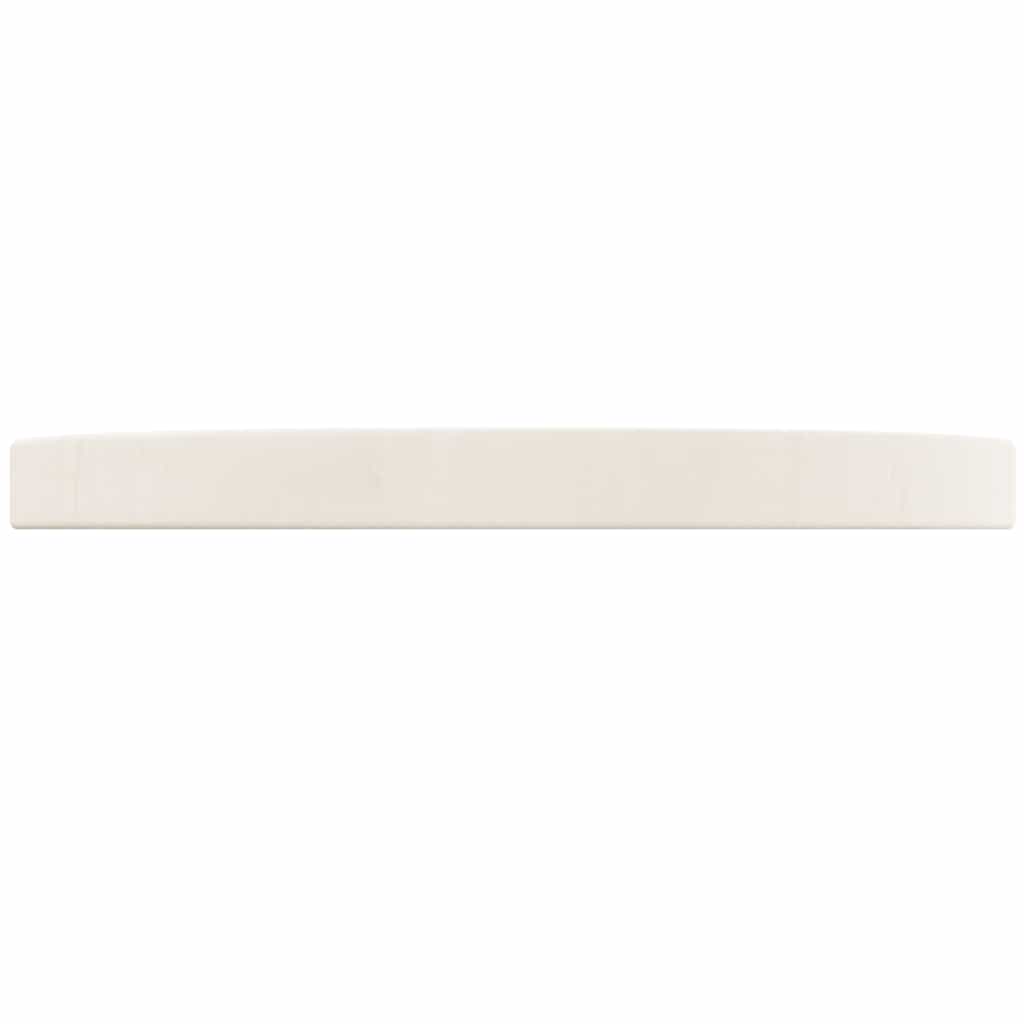 vidaXL Blat de masă rotund, alb, Ø30x3 cm, lemn masiv de pin vidaXL Blat de masă rotund, alb, Ø30x3 cm, lemn masiv de pin