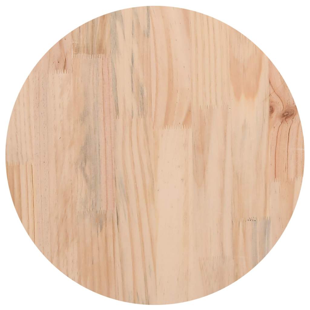 vidaXL Blat de masă rotund, alb, Ø40x3 cm, lemn masiv de pin vidaXL Blat de masă rotund, alb, Ø40x3 cm, lemn masiv de pin