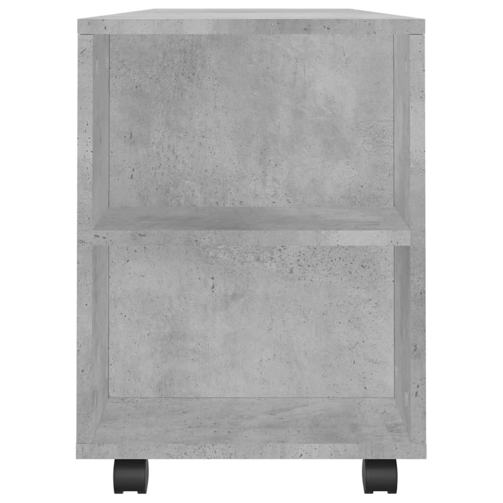 vidaXL Comodă TV, gri beton, 102x34,5x43 cm, lemn prelucrat vidaXL Comodă TV, gri beton, 102x34,5x43 cm, lemn prelucrat