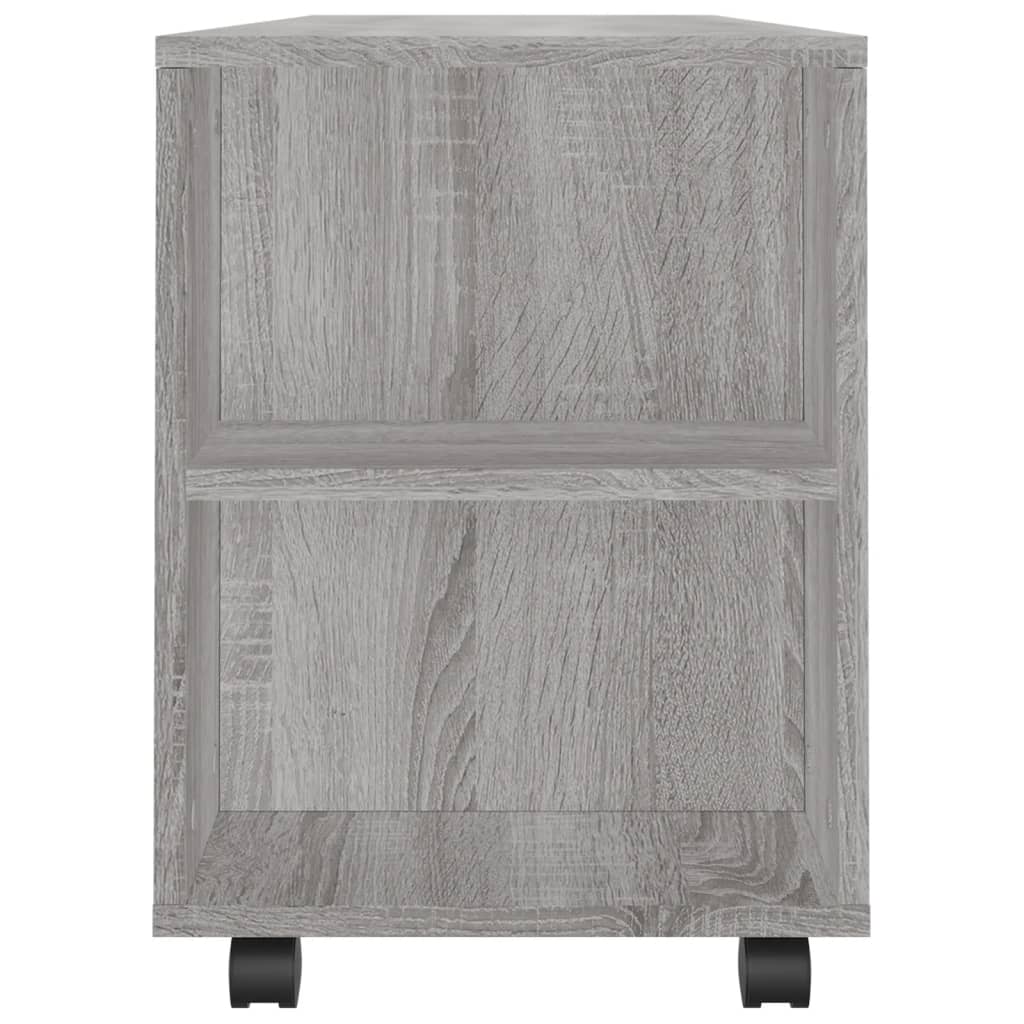 vidaXL Comodă TV, gri sonoma, 102x34,5x43 cm, lemn prelucrat vidaXL Comodă TV, gri sonoma, 102x34,5x43 cm, lemn prelucrat