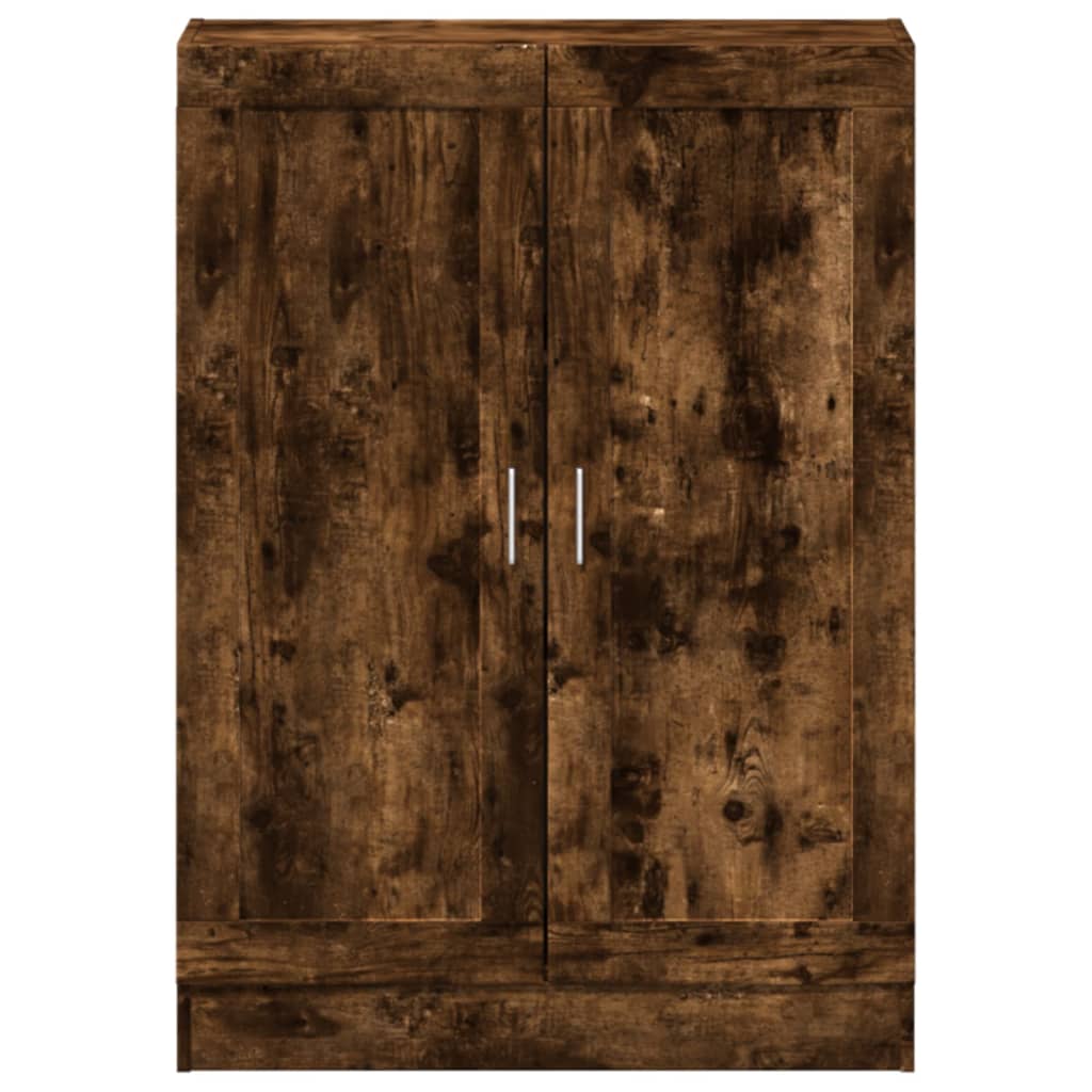 vidaXL Bibliotecă, stejar fumuriu, 82,5x30,5x115 cm, lemn prelucrat