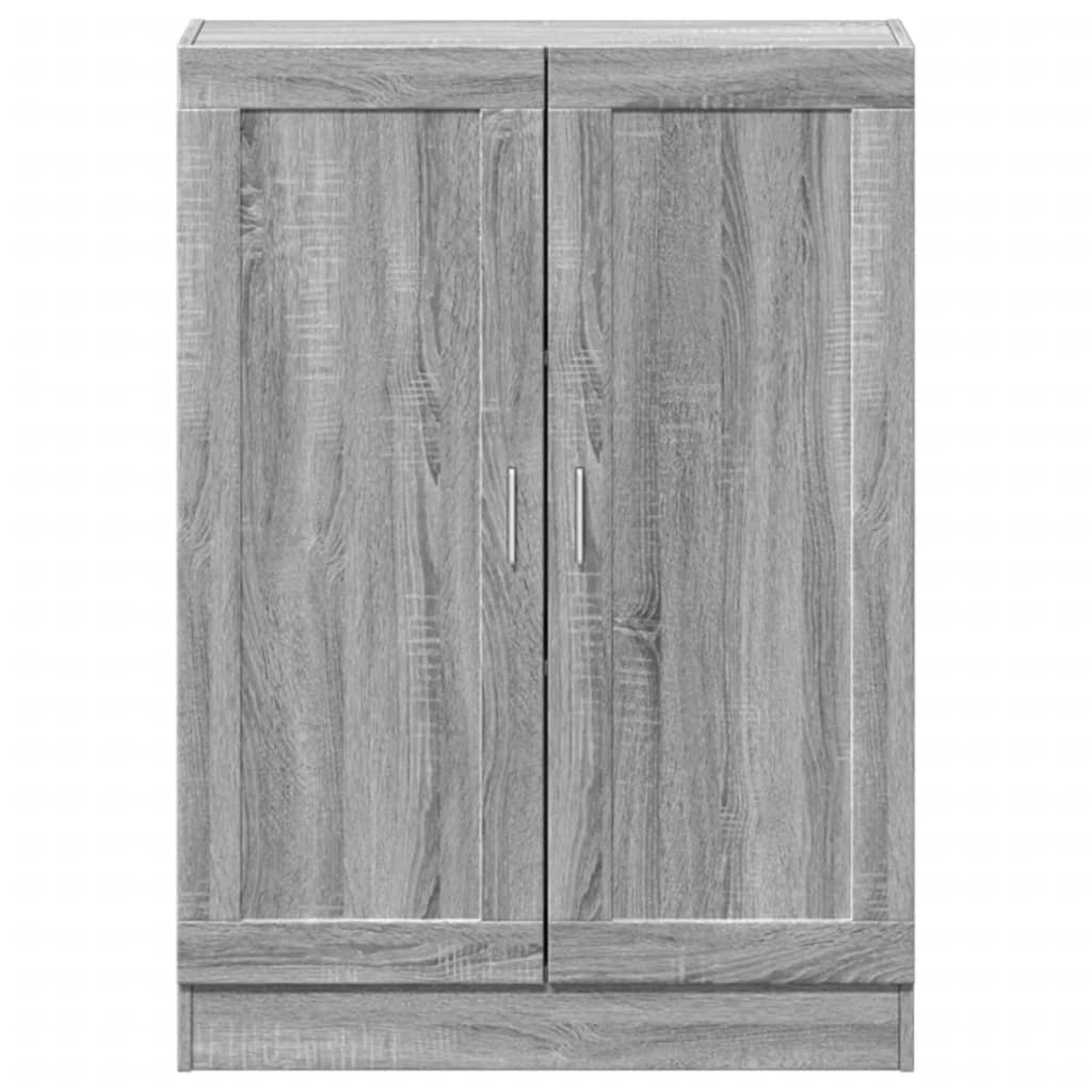 vidaXL Bibliotecă, gri sonoma, 82,5x30,5x115 cm, lemn prelucrat
