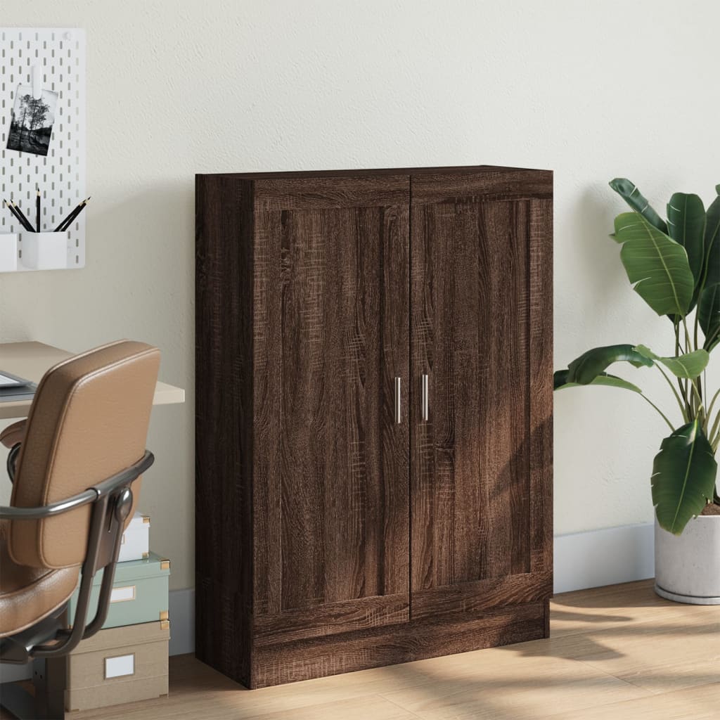 vidaXL Bibliotecă, stejar maro, 82,5x30,5x115 cm, lemn prelucrat vidaXL Bibliotecă, stejar maro, 82,5x30,5x115 cm, lemn prelucrat