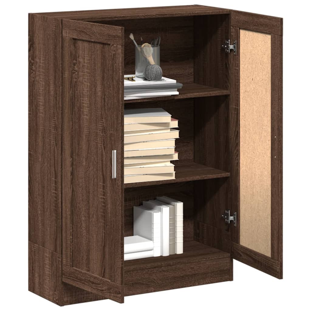 vidaXL Bibliotecă, stejar maro, 82,5x30,5x115 cm, lemn prelucrat vidaXL Bibliotecă, stejar maro, 82,5x30,5x115 cm, lemn prelucrat