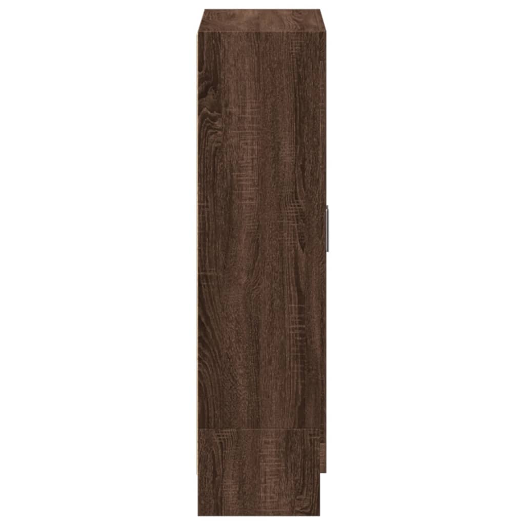 vidaXL Bibliotecă, stejar maro, 82,5x30,5x115 cm, lemn prelucrat vidaXL Bibliotecă, stejar maro, 82,5x30,5x115 cm, lemn prelucrat