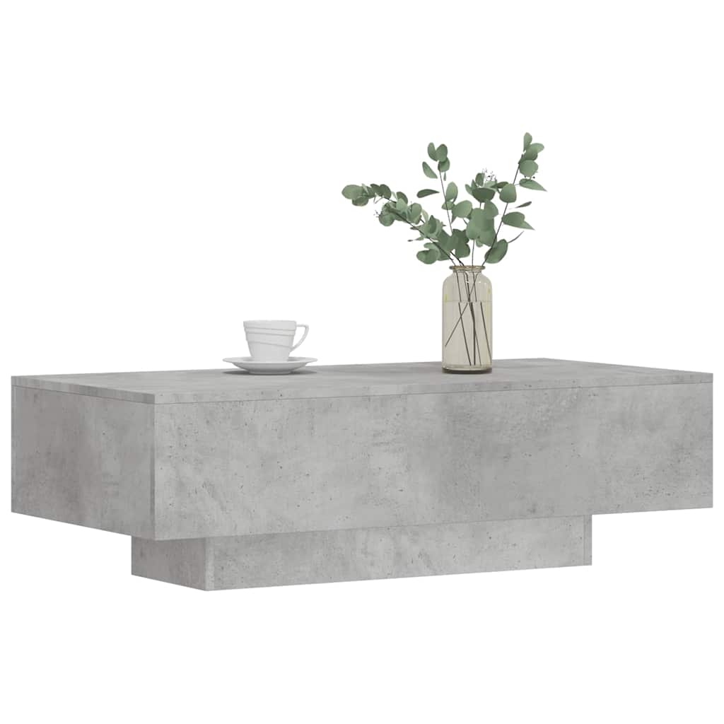 vidaXL Măsuță de cafea, gri beton, 100x49,5x31 cm, lemn prelucrat vidaXL Măsuță de cafea, gri beton, 100x49,5x31 cm, lemn prelucrat