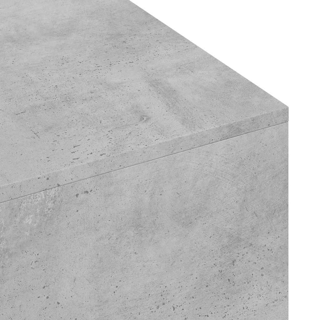 vidaXL Măsuță de cafea, gri beton, 100x49,5x31 cm, lemn prelucrat vidaXL Măsuță de cafea, gri beton, 100x49,5x31 cm, lemn prelucrat