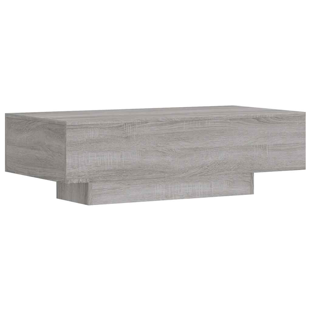 vidaXL Măsuță de cafea, gri sonoma, 100x49,5x31 cm, lemn prelucrat