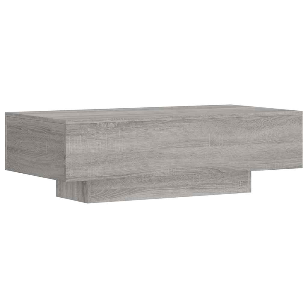 vidaXL Măsuță de cafea, gri sonoma, 100x49,5x31 cm, lemn prelucrat