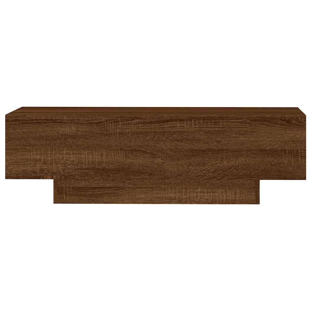 vidaXL Măsuță de cafea, stejar maro, 100x49,5x31 cm, lemn prelucrat vidaXL Măsuță de cafea, stejar maro, 100x49,5x31 cm, lemn prelucrat
