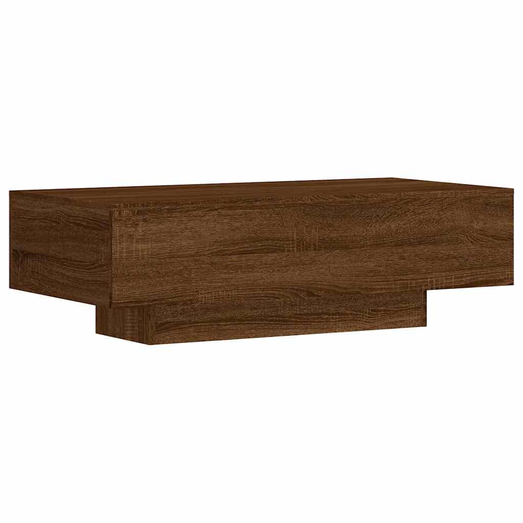 vidaXL Măsuță de cafea, stejar maro, 100x49,5x31 cm, lemn prelucrat vidaXL Măsuță de cafea, stejar maro, 100x49,5x31 cm, lemn prelucrat