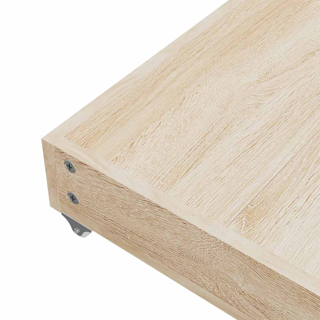 vidaXL Sertare de pat 2 buc, crem, lemn prelucrat și piele ecologică vidaXL Sertare de pat 2 buc, crem, lemn prelucrat și piele ecologică
