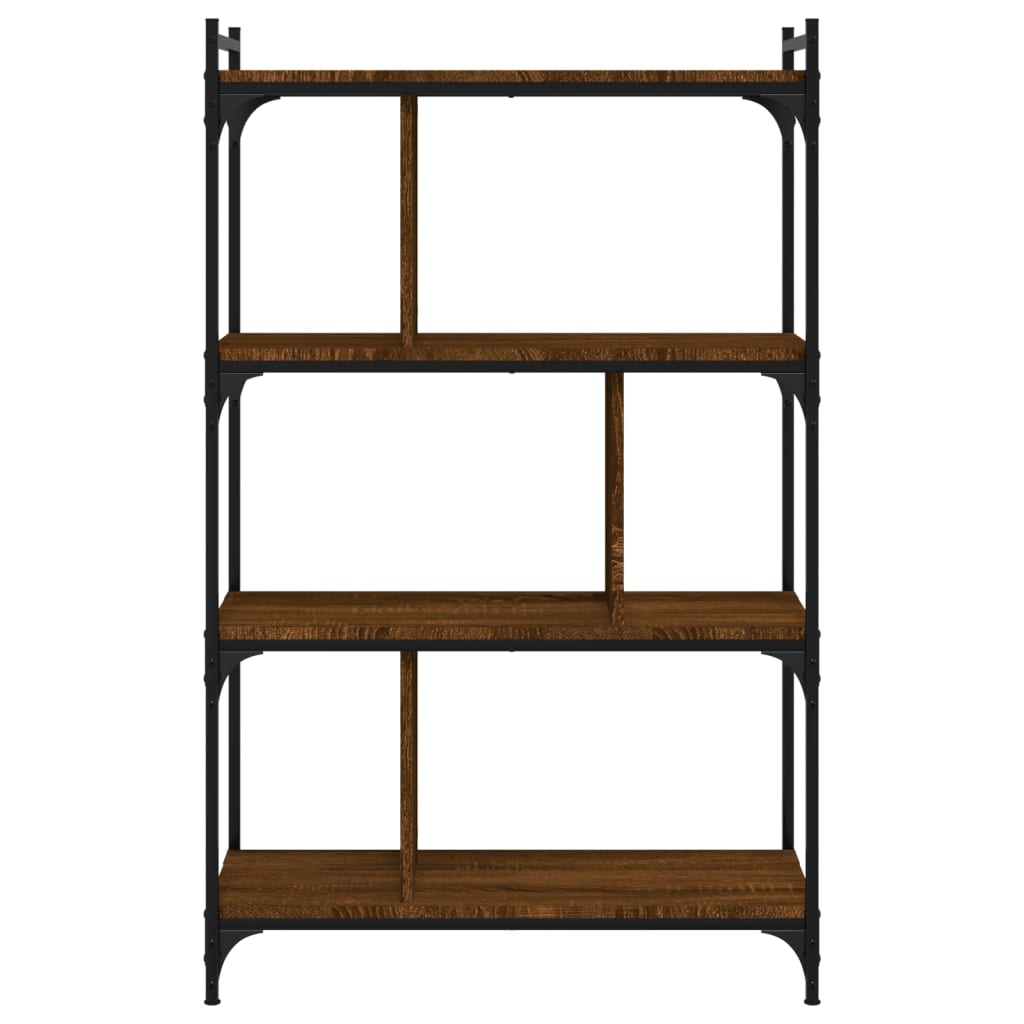 vidaXL Bibliotecă cu 4 niveluri stejar maro 76x32x123 cm lemn compozit vidaXL Bibliotecă cu 4 niveluri stejar maro 76x32x123 cm lemn compozit