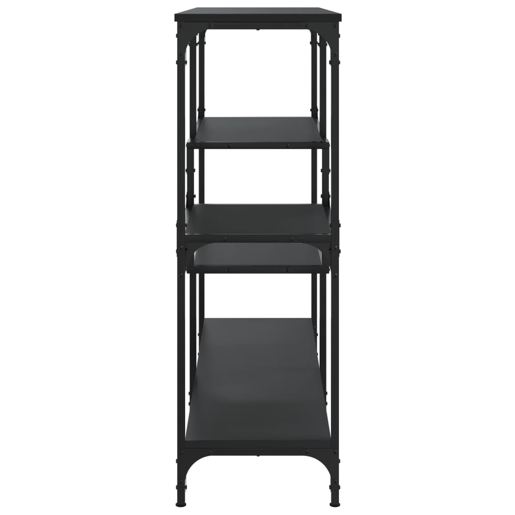 vidaXL Măsuță consolă, negru, 103x32x95 cm, lemn compozit vidaXL Măsuță consolă, negru, 103x32x95 cm, lemn compozit