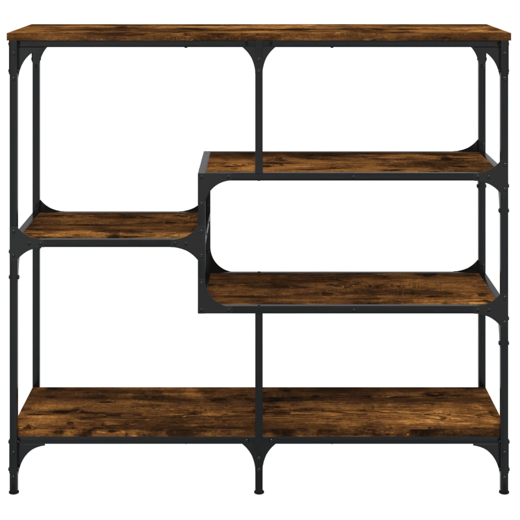 vidaXL Măsuță consolă, stejar fumuriu, 103x32x95 cm, lemn prelucrat vidaXL Măsuță consolă, stejar fumuriu, 103x32x95 cm, lemn prelucrat