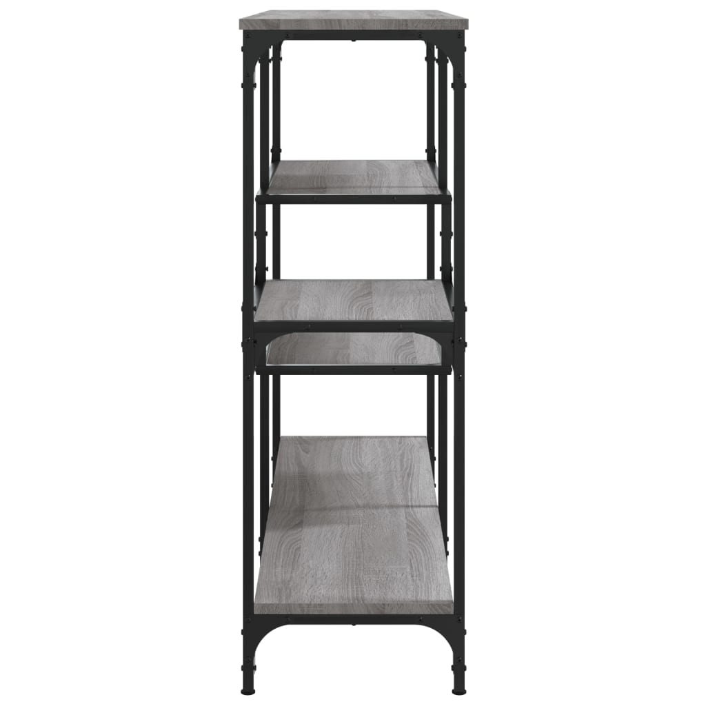 vidaXL Măsuță consolă, gri sonoma, 103x32x95 cm, lemn prelucrat vidaXL Măsuță consolă, gri sonoma, 103x32x95 cm, lemn prelucrat