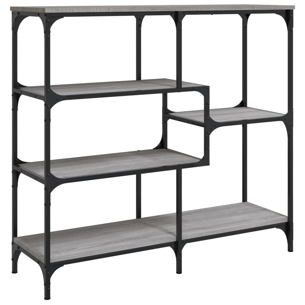 vidaXL Măsuță consolă, gri sonoma, 103x32x95 cm, lemn prelucrat vidaXL Măsuță consolă, gri sonoma, 103x32x95 cm, lemn prelucrat
