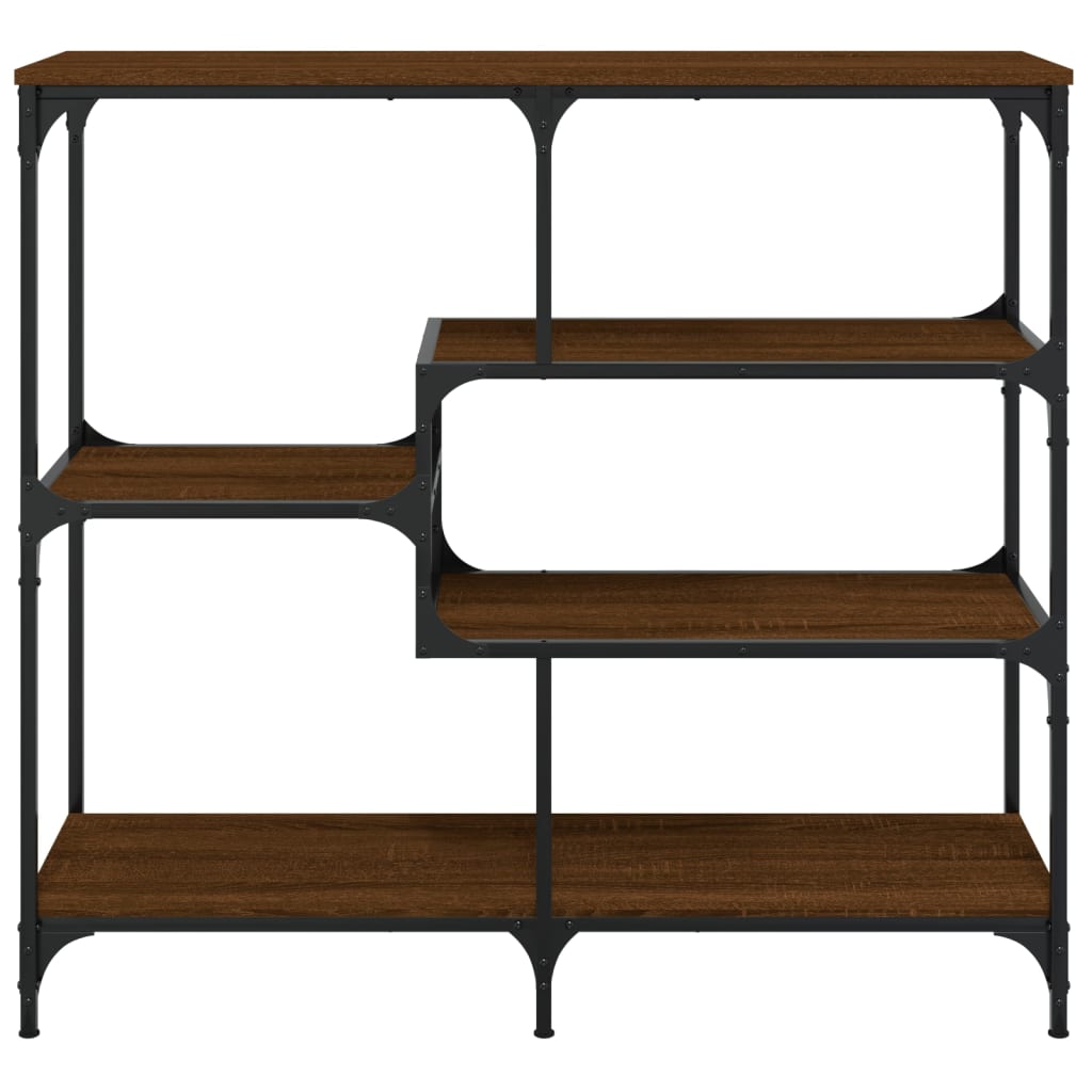 vidaXL Măsuță consolă, stejar maro, 103x32x95 cm, lemn prelucrat vidaXL Măsuță consolă, stejar maro, 103x32x95 cm, lemn prelucrat