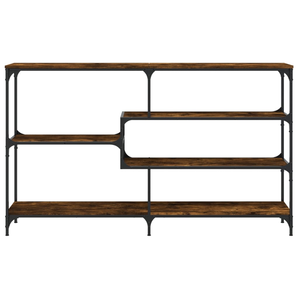 vidaXL Măsuță consolă, stejar fumuriu, 160x32x95 cm, lemn prelucrat vidaXL Măsuță consolă, stejar fumuriu, 160x32x95 cm, lemn prelucrat