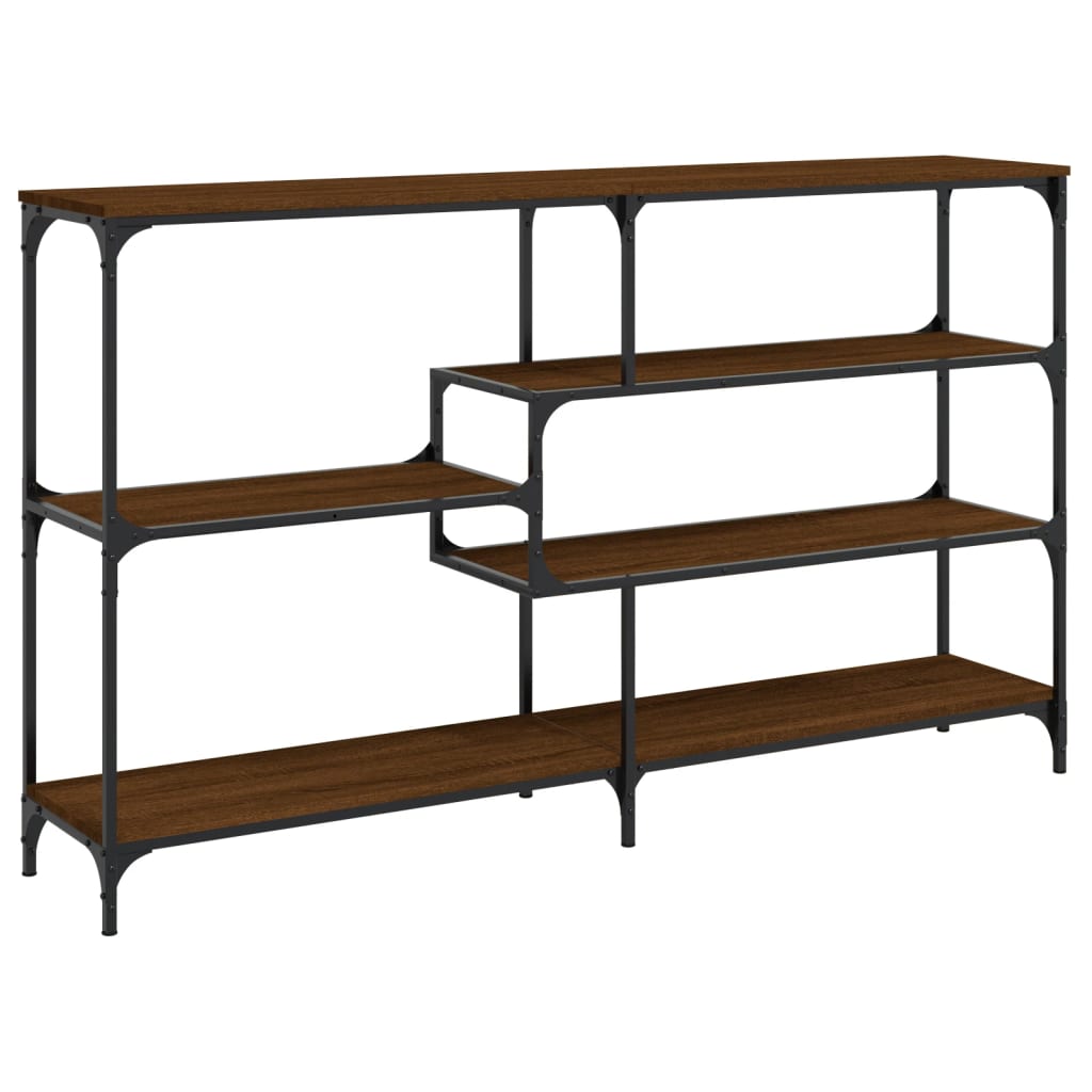 vidaXL Măsuță consolă, stejar maro, 160x32x95 cm, lemn prelucrat vidaXL Măsuță consolă, stejar maro, 160x32x95 cm, lemn prelucrat