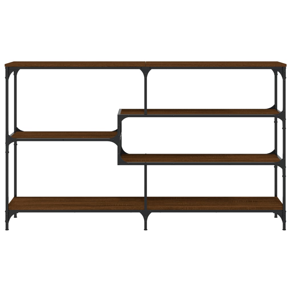 vidaXL Măsuță consolă, stejar maro, 160x32x95 cm, lemn prelucrat vidaXL Măsuță consolă, stejar maro, 160x32x95 cm, lemn prelucrat