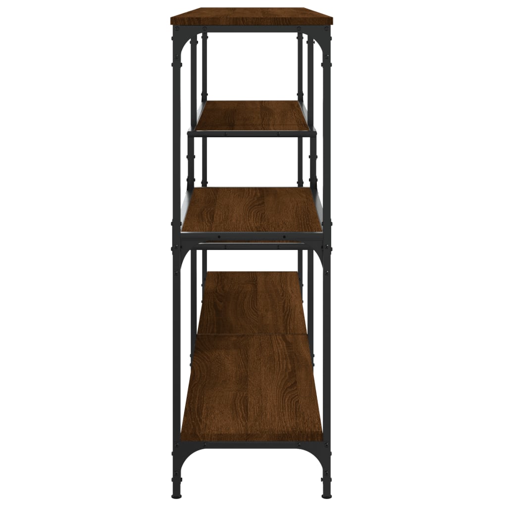 vidaXL Măsuță consolă, stejar maro, 160x32x95 cm, lemn prelucrat vidaXL Măsuță consolă, stejar maro, 160x32x95 cm, lemn prelucrat