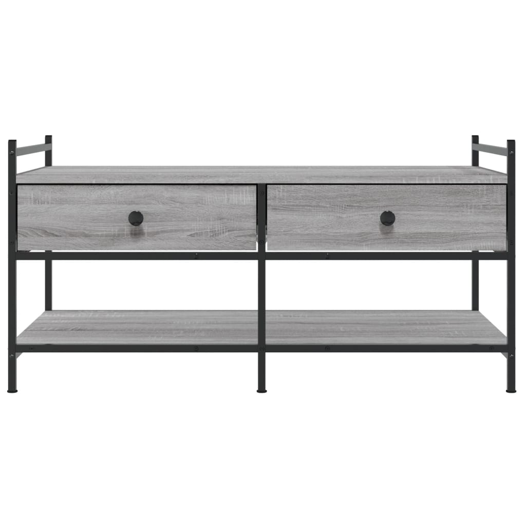 vidaXL Măsuță de cafea, gri sonoma, 99x50x50 cm, lemn compozit vidaXL Măsuță de cafea, gri sonoma, 99x50x50 cm, lemn compozit
