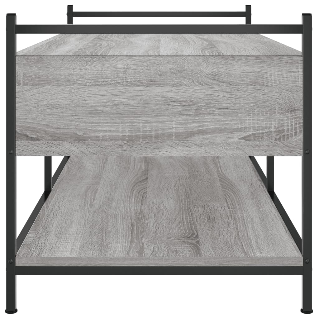 vidaXL Măsuță de cafea, gri sonoma, 99x50x50 cm, lemn compozit vidaXL Măsuță de cafea, gri sonoma, 99x50x50 cm, lemn compozit