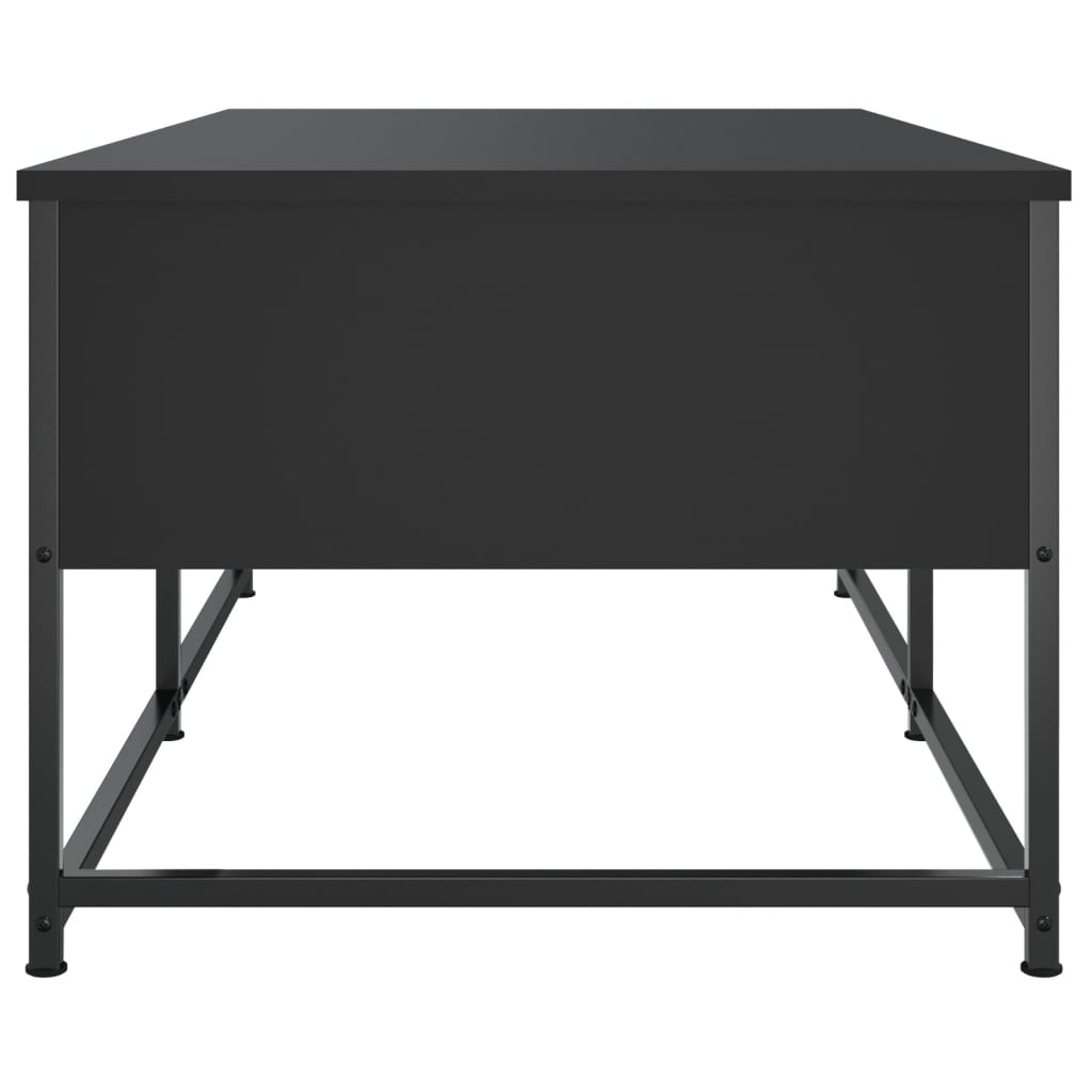vidaXL Măsuță de cafea, negru, 100x51x40 cm, lemn prelucrat vidaXL Măsuță de cafea, negru, 100x51x40 cm, lemn prelucrat