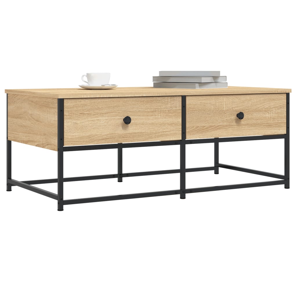 vidaXL Măsuță de cafea, stejar sonoma, 100x51x40 cm, lemn prelucrat vidaXL Măsuță de cafea, stejar sonoma, 100x51x40 cm, lemn prelucrat