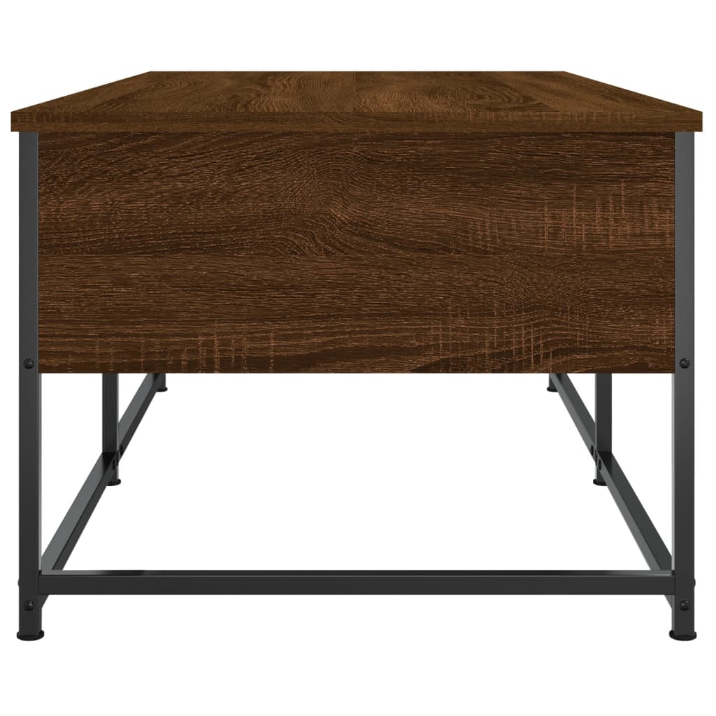 vidaXL Măsuță de cafea, stejar maro, 100x51x40 cm, lemn prelucrat vidaXL Măsuță de cafea, stejar maro, 100x51x40 cm, lemn prelucrat