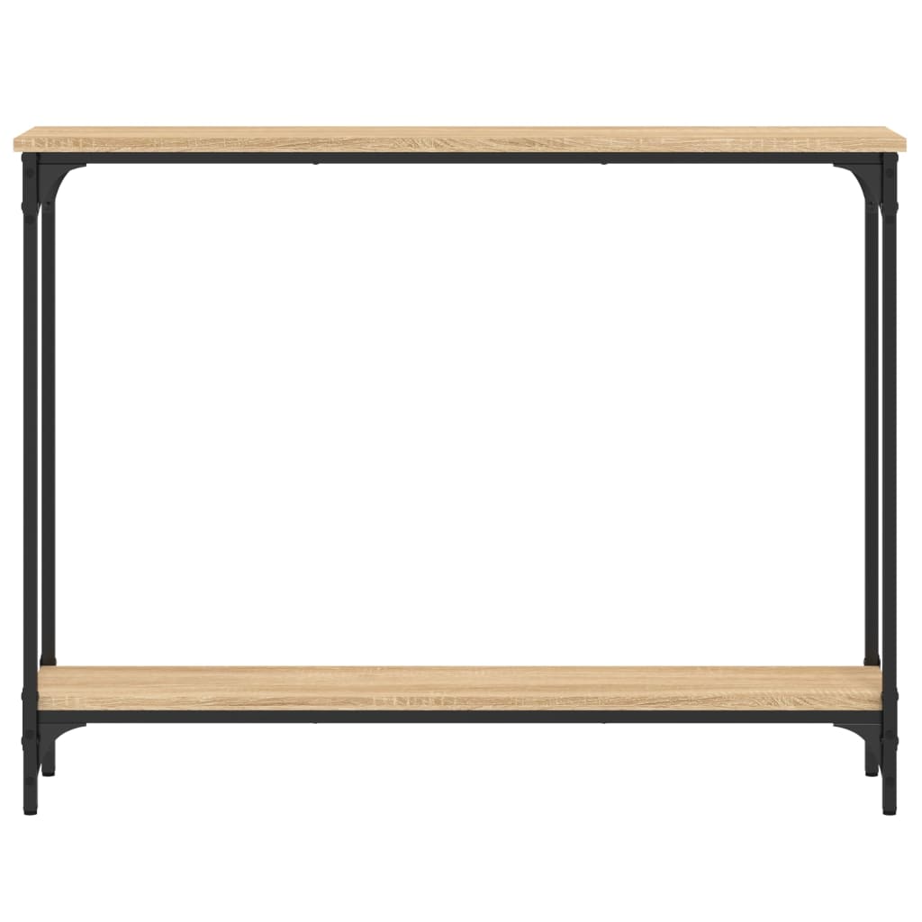 vidaXL Măsuță consolă, stejar sonoma, 100x22,5x75 cm, lemn prelucrat vidaXL Măsuță consolă, stejar sonoma, 100x22,5x75 cm, lemn prelucrat
