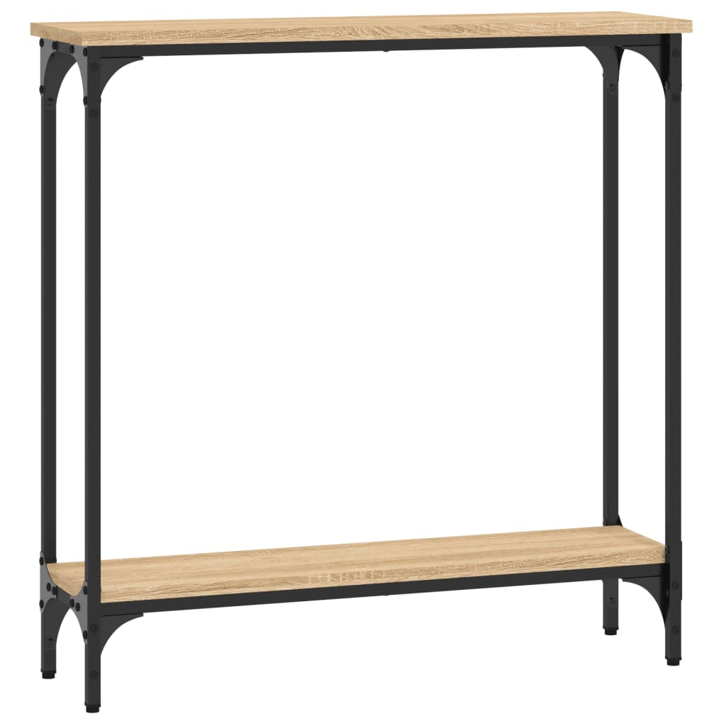 vidaXL Masă consolă, stejar sonoma, 75x22,5x75 cm, lemn prelucrat vidaXL Masă consolă, stejar sonoma, 75x22,5x75 cm, lemn prelucrat