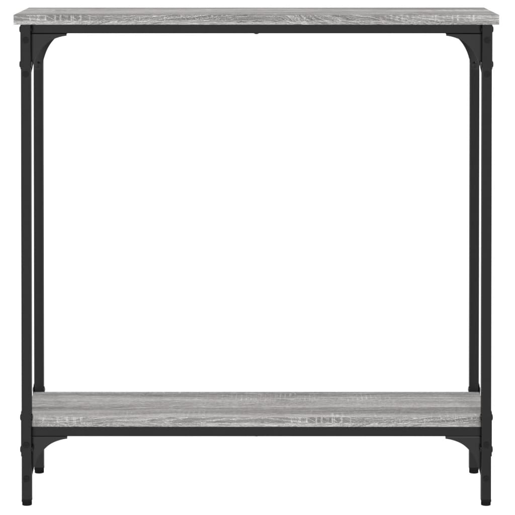vidaXL Măsuță consolă, gri sonoma, 75x22,5x75 cm, lemn prelucrat vidaXL Măsuță consolă, gri sonoma, 75x22,5x75 cm, lemn prelucrat