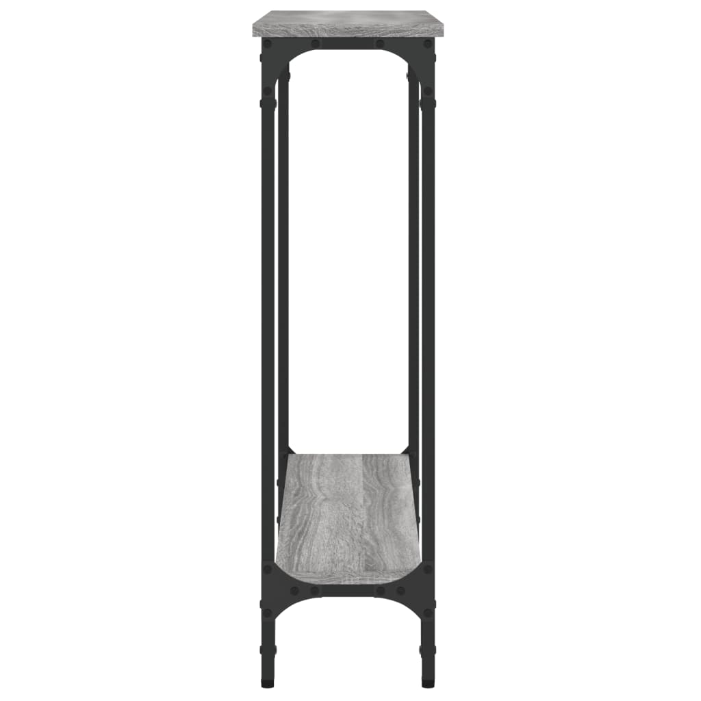 vidaXL Măsuță consolă, gri sonoma, 75x22,5x75 cm, lemn prelucrat vidaXL Măsuță consolă, gri sonoma, 75x22,5x75 cm, lemn prelucrat