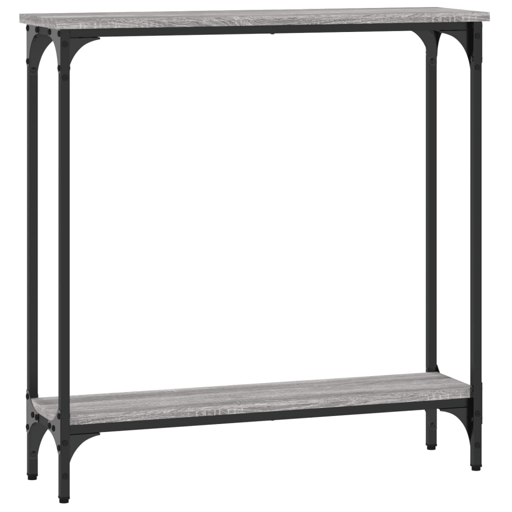vidaXL Măsuță consolă, gri sonoma, 75x22,5x75 cm, lemn prelucrat vidaXL Măsuță consolă, gri sonoma, 75x22,5x75 cm, lemn prelucrat