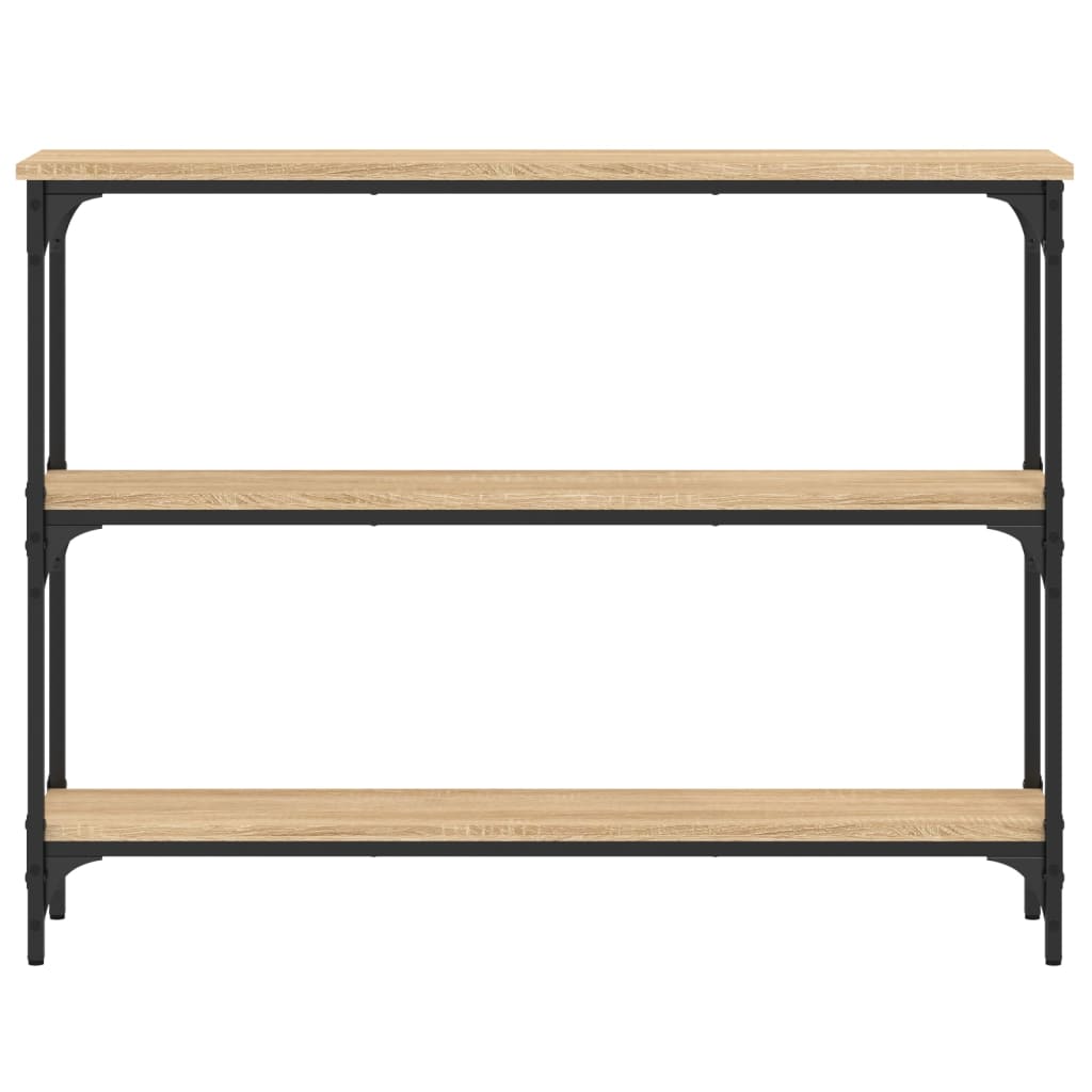 vidaXL Măsuță consolă, stejar sonoma, 100x22,5x75 cm, lemn prelucrat vidaXL Măsuță consolă, stejar sonoma, 100x22,5x75 cm, lemn prelucrat