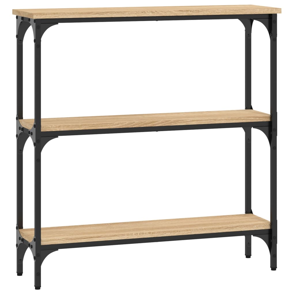 vidaXL Masă consolă, stejar sonoma, 75x22,5x75 cm, lemn prelucrat vidaXL Masă consolă, stejar sonoma, 75x22,5x75 cm, lemn prelucrat