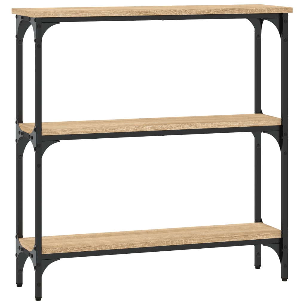 vidaXL Masă consolă, stejar sonoma, 75x22,5x75 cm, lemn prelucrat vidaXL Masă consolă, stejar sonoma, 75x22,5x75 cm, lemn prelucrat