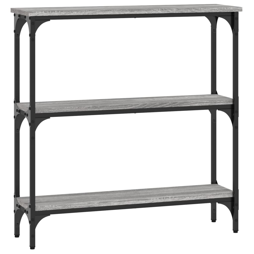 vidaXL Măsuță consolă, gri sonoma, 75x22,5x75 cm, lemn prelucrat vidaXL Măsuță consolă, gri sonoma, 75x22,5x75 cm, lemn prelucrat