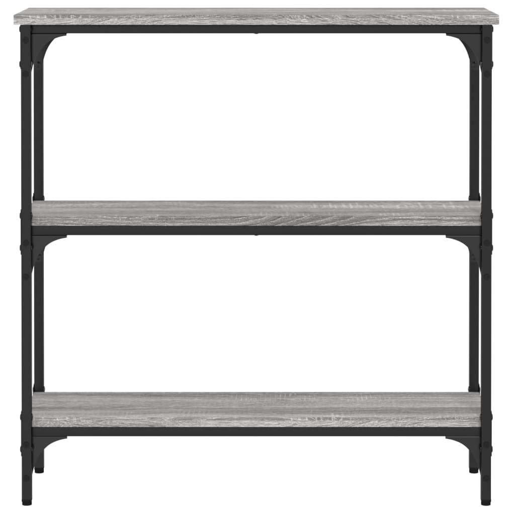 vidaXL Măsuță consolă, gri sonoma, 75x22,5x75 cm, lemn prelucrat vidaXL Măsuță consolă, gri sonoma, 75x22,5x75 cm, lemn prelucrat