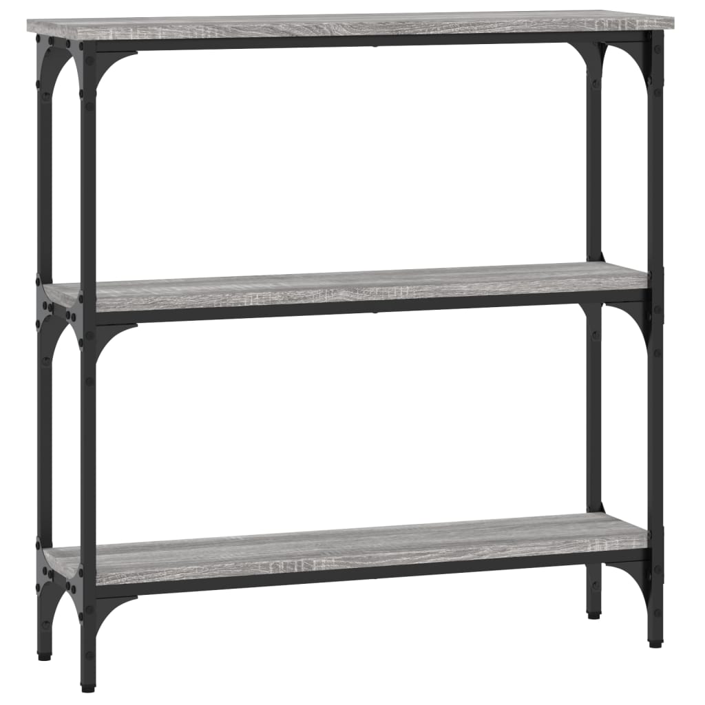 vidaXL Măsuță consolă, gri sonoma, 75x22,5x75 cm, lemn prelucrat vidaXL Măsuță consolă, gri sonoma, 75x22,5x75 cm, lemn prelucrat