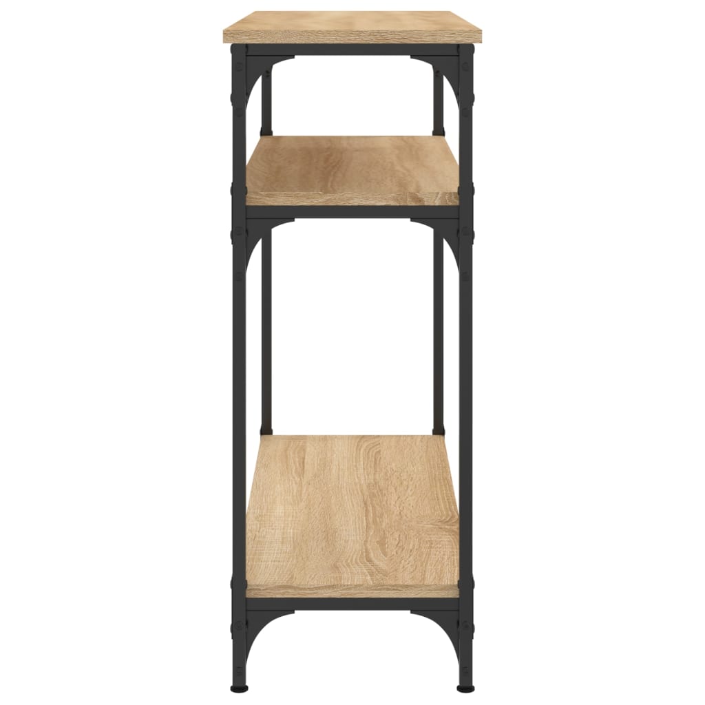 vidaXL Măsuță consolă, stejar sonoma, 75x29x75 cm, lemn prelucrat
