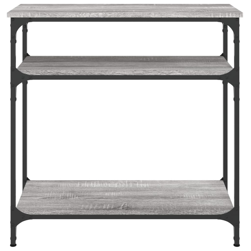 vidaXL Măsuță consolă, gri sonoma, 75x29x75 cm, lemn prelucrat vidaXL Măsuță consolă, gri sonoma, 75x29x75 cm, lemn prelucrat