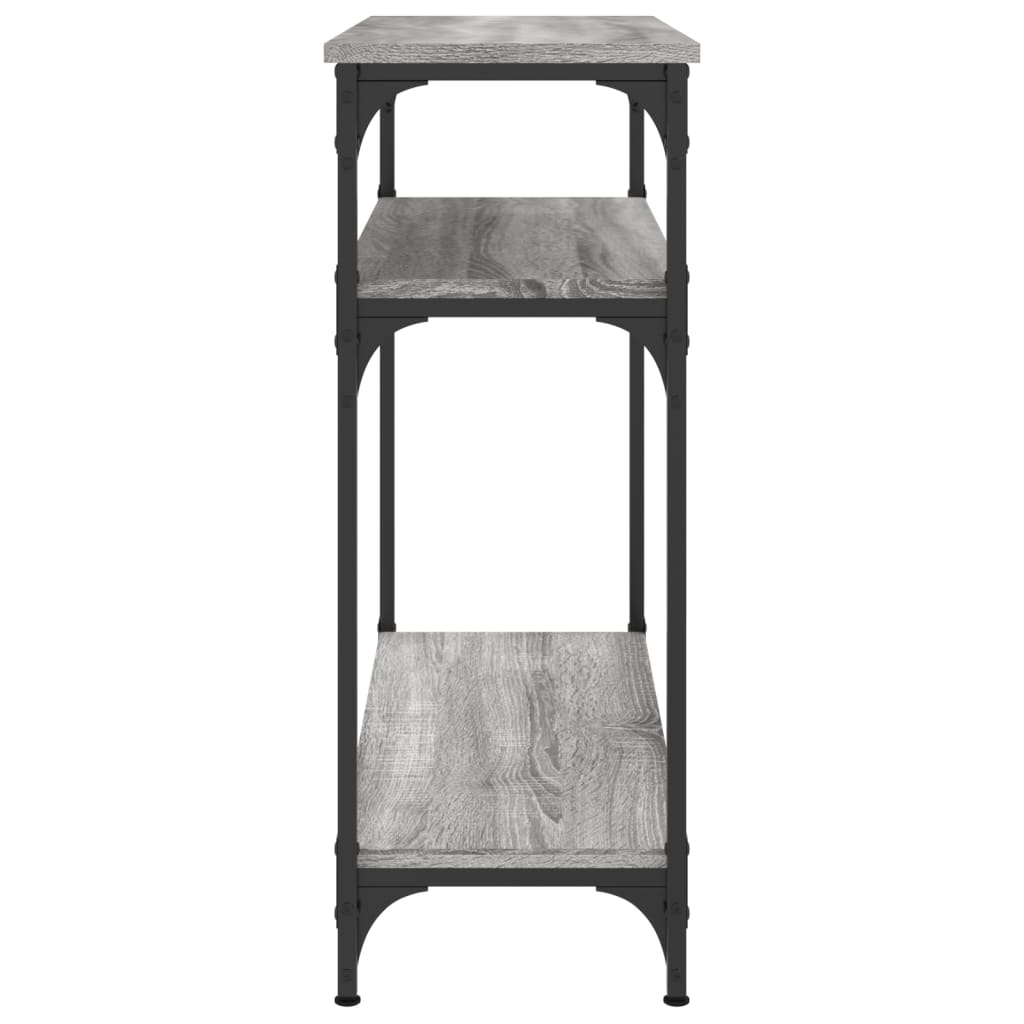 vidaXL Măsuță consolă, gri sonoma, 75x29x75 cm, lemn prelucrat vidaXL Măsuță consolă, gri sonoma, 75x29x75 cm, lemn prelucrat