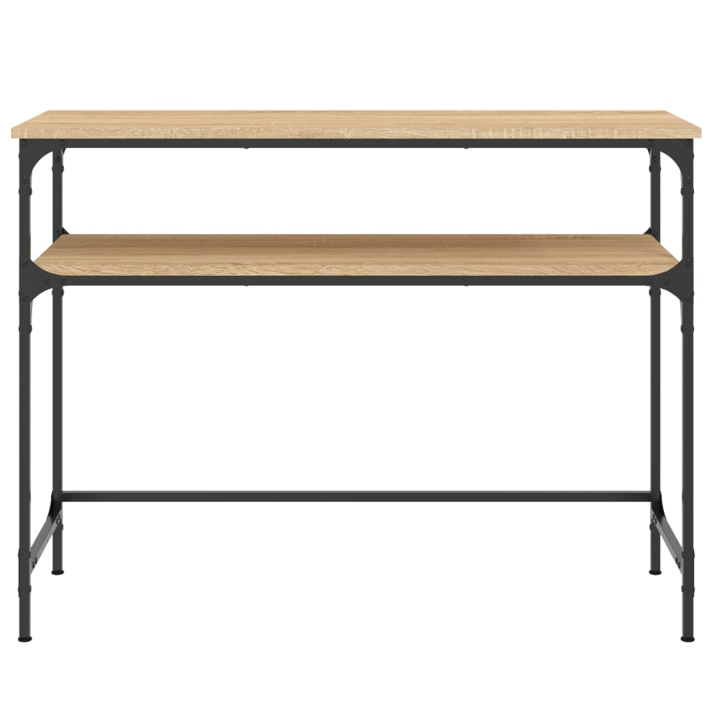 vidaXL Măsuță consolă, stejar sonoma, 100x35,5x75 cm, lemn prelucrat vidaXL Măsuță consolă, stejar sonoma, 100x35,5x75 cm, lemn prelucrat